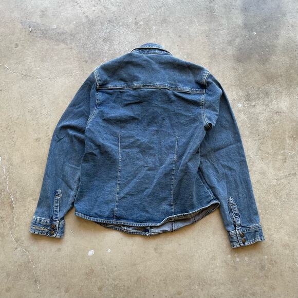 VINTAGE HARD ROCK CAFE COTTON DENIM JACKET WOMENS SMALL - Picture 3 of 5